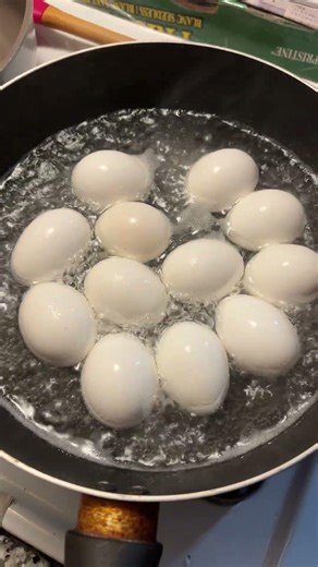 ASMR Boiling Eggs Bubbling 🥚🔥 Relaxing Egg Boil Sounds | Satisfying Cooking ASMR #zentine