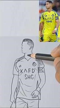 Draw Ronaldo Fast & Easy