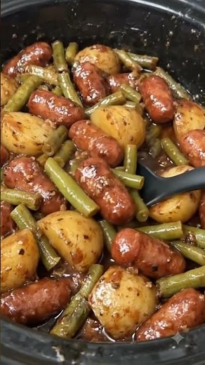 Smoky sausage, buttery tender potatoes, sweet peppers and onions Full Recipe in Description #recipe