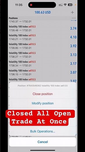 How To Closed Multiple Trades At Once on MT4 and MT5