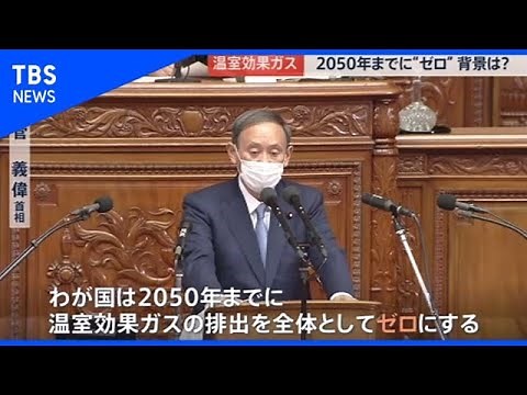 温室効果ガス「2050年までに実質ゼロ」【news23】