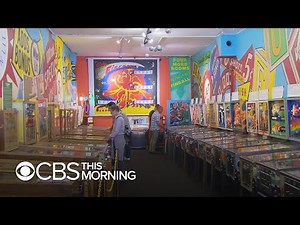 Flipping over a pinball machine museum