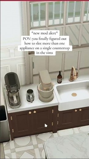 new kitchen mod in the sims 4