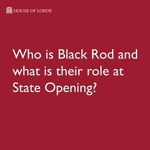 Black Rod has an important role at the State Opening of the UK Parliament. But what are her duties? Learn more http://ow.ly/ZNf550xCTZB | UK House of Lords