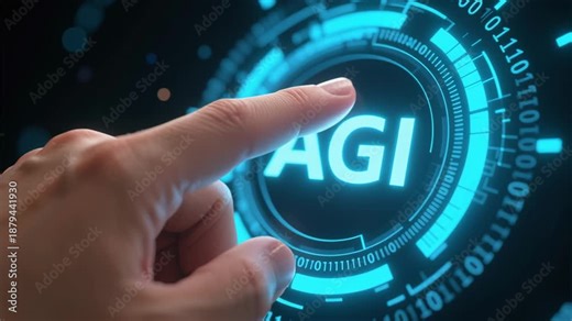 Artificial general intelligence agi concept showcasing autonomous software development deep learning technology powered by ai automation agentic intelligence enhancing software development