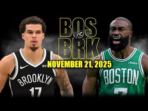 Boston Celtics vs Brooklyn Nets Full Game Highlights - November 21, 2025 | NBA Season