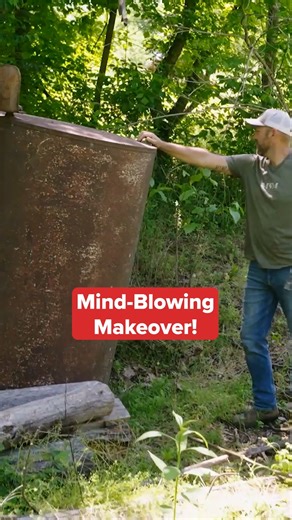 HGTV on Instagram: "One person's rusty barrel is Dave's statement piece. #FixerToFab"