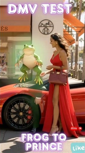 🥰❤️🔥⚡🚘DMV TEST. Frog to Prince!