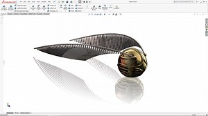 SOLIDWORKS Harry Potter's Golden Snitch Tutorial - Part 4