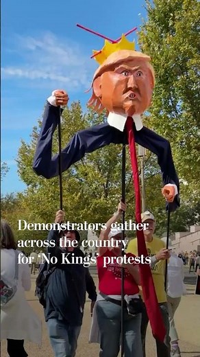 People gather for No Kings protests across the country
