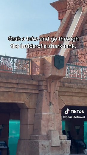 Water Park at Atlantis Bahamas. Iconic pyramid, shark tank slide, endless fun! #atlantis #atlantisbahamas #travellife #traveltiktok #travel #travelcaribbean #bahamas #bahamastiktok #vacation #travelblog #atlantisbahamasnassau #atlantiswaterpark #thingstodoatlantis