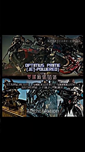 JET-POWERED OPTIMUS PRIME VS STARSCREAM, SHOCKWAVE, SOUNDWAVE #transformers