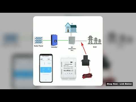 Top Rated Tuya Smart Bi Directional WiFi Energy Meter 150A Clamp Current Sensor Transformer Solar