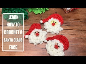 💯EASY👌EASY🎄Crochet Your Own Merry Santa Face with Magical Stitches|Christmas Decoration|LEARN How