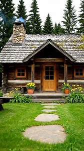 47K views · 2.1K reactions | Could You Live Off-Grid in a Cabin Like This? Solar energy, wood heat, and a simple rustic interior make this cabin perfect for independent living. Outside, the forest and mountains create a peaceful, natural world. Ideal for sustainability lovers, off-grid lifestyles, and intentional living. | Mountain Cabin | Facebook