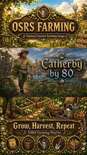 Catherby by 80 🌊 OSRS Farming Song #shorts #oldschoolrunescape