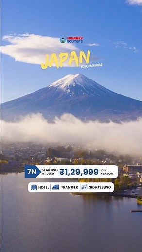 Plan your trip to Japan with Journey Routers to experience the best of Japan ❤️