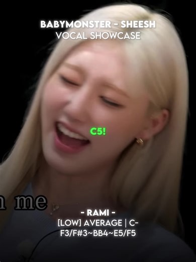 Babymonster - Sheesh Vocal Showcase | #babymonster #baemon #rami #vocals #vocalshowcase