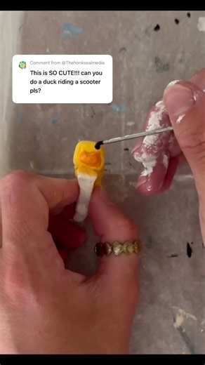 How to make a duck out of clay!