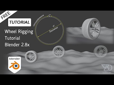 Easy Wheel Rigging tutorial for beginners | Blender 2.8 + free Project file