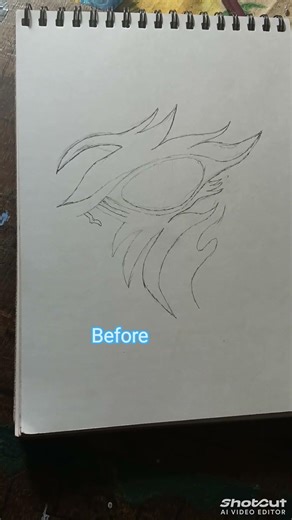 Monster eyes drawing#animelover #animeeart #monster