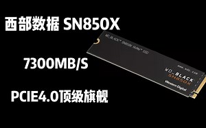 【固态硬盘】PCIE4.0最后的燃烧？末代升级，旗舰性能SN850X来袭