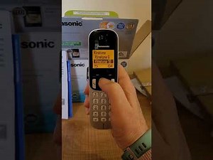 Testing ringtone melodies on Panasonic cordless phone KX-TGC222