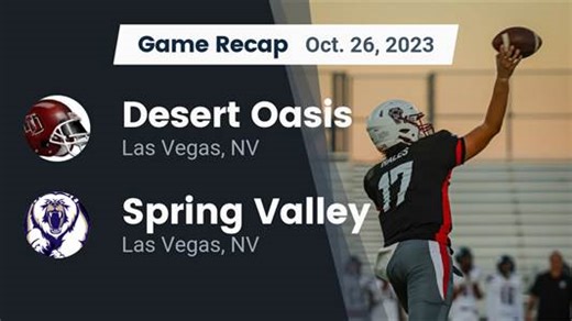 Desert Oasis have no trouble against Spring Valley