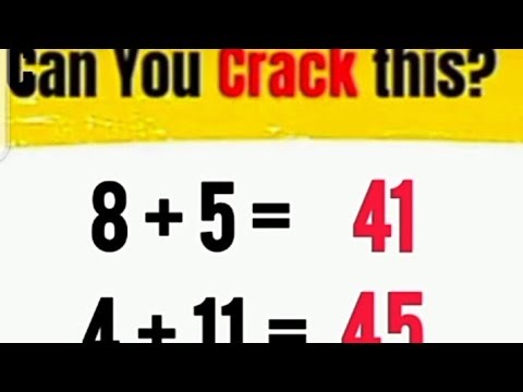 Genius Peoples Will Crack Answer Of This Hard Math Quiz Equation? #maths #live #logicalreasoning