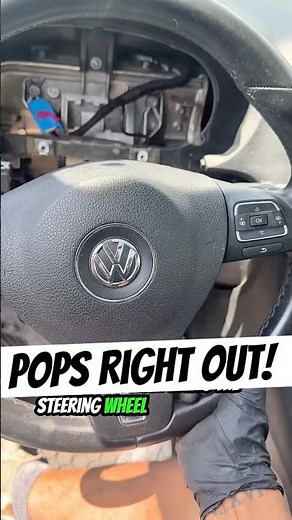 🛠️ EASIEST Way to Remove a Stuck Airbag! #mechanic