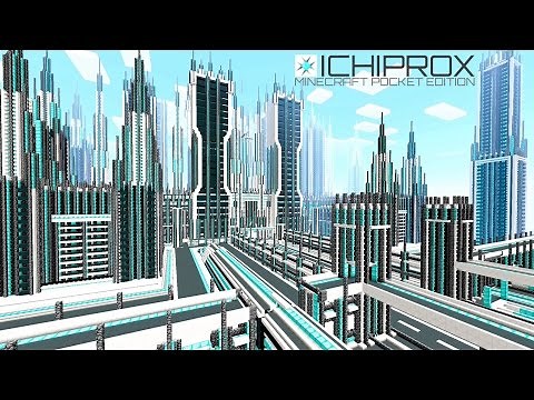 【マインクラフトpe】簡単？こんな近未来建築を作ってみたくはないか？