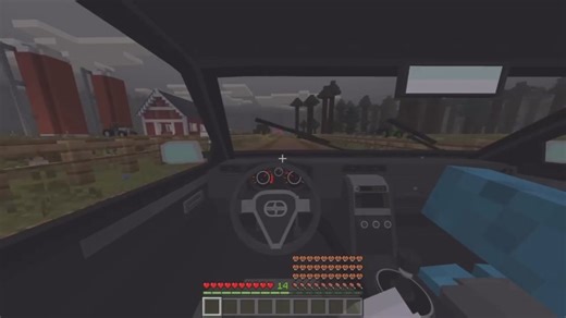 Exploring a Virtual Farm in Minecraft Gameplay