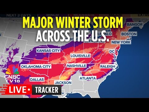 US Winter Storm LIVE Tracker: Severe Weather Brings Heavy Snow & Freezing Ice Across The U.S | N18G