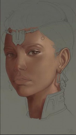 Visage [ ombres et lumière ]