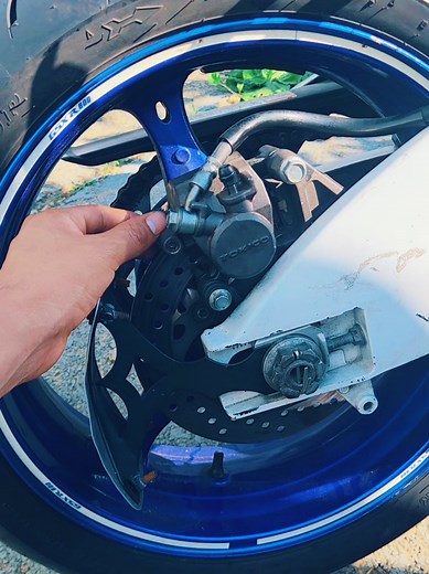 How to Fix a Rear Motorcycle Brake That Overheats