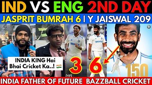 364K views · 23K reactions | India Father of BazzBall | Bumrah 6 wkts & Jaiswal 209 | India vs England 2nd Test #india #INDvsENG #Bazball #jaspritbumrah #bumrah #jaiswal #ENGvsIND #TeamIndia #cricketnews #bumrahbowling #cricket #sports #PakMediaOnIndia | Hashtag Beastie Entertainment | Facebook