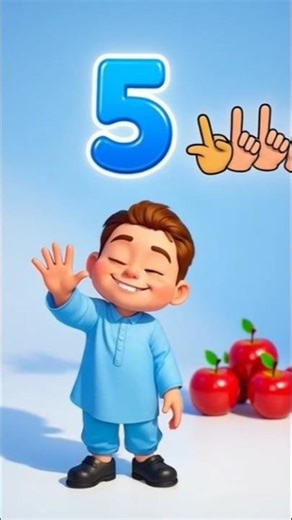 Kids Learning Digits#cartoon #animation #facts