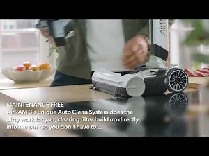 Gtech AirRAM 3 Cordless Vacuum Cleaner with Anti-Hair Wrap Bar - Dual Edge-Clean Brushes -|Link in👇|