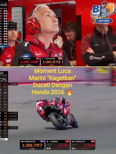 Luca Marini Kagetkan Ducati dengan Honda RC213V 2026