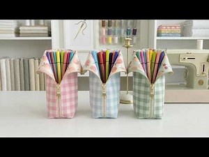 So Easy! Pencil Case & Pouch DIY ✏️ | Sewing Tutorial