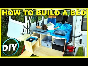 How To Build a Simple Mini Camper Van Bed DIY (EP. 02)