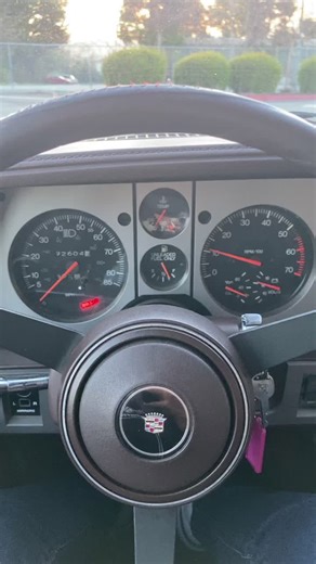 A cadillac with... no cupholders... #cimarron #cadillac #malaise #1980 #1980scars #80s