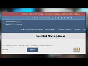 Virtual AA Meetings Implement New Security Policies