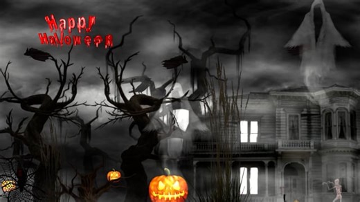 Bat, Halloween, Carved Pumpkin. Free Stock Video