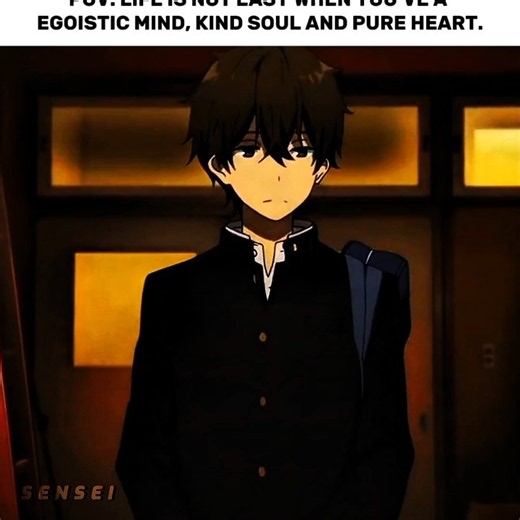 POV: LIFE IS NOT EASY WHEN..❤️‍🩹 #anime #motivation #quotes #relatable #hyouka #shorts