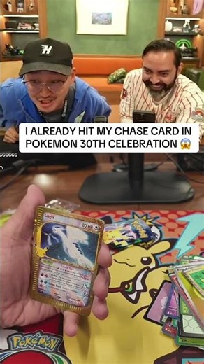 I HIT MY CHASE CARD IN POKEMON 30TH ANNIVERSARY SET!