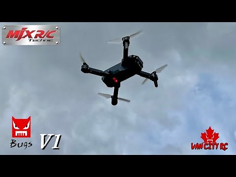 MJX BUGS V1 Mini Camera Drone Flight Test