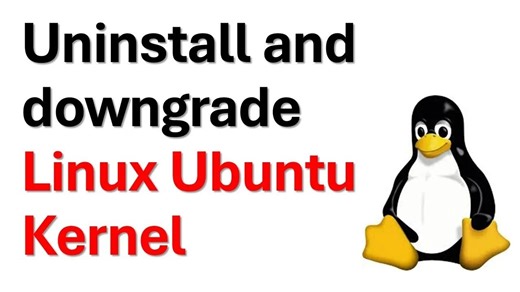 卸载并降级Linux Ubuntu内核