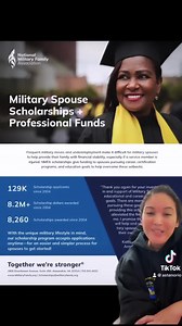 ALL #militaryspouses need to know about NMFA's Military Spouse Scholarship Program. Angela tells you why NMFA's scholarship program is unique and why military spouses can apply at ANY TIME! #militaryfamilies #scholarships | National Military Family Association | Facebook