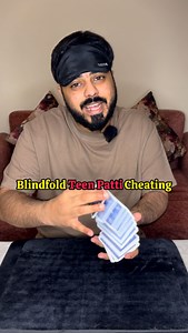 12M views · 79K reactions | Blindfold Teen Patti Cheating!!! Demonstrating how card cheats can cheat in toughest test conditions!!! Magic, magician, teen Patti, playing cards, sleight of hand, card trick, card control, illusion, illusionist, gambler, viral, explore, trending #magic #teenpatti #sleightofhand | Nirbhik Datta | Facebook